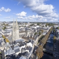 Photo aérienne cathédrale de Quimper